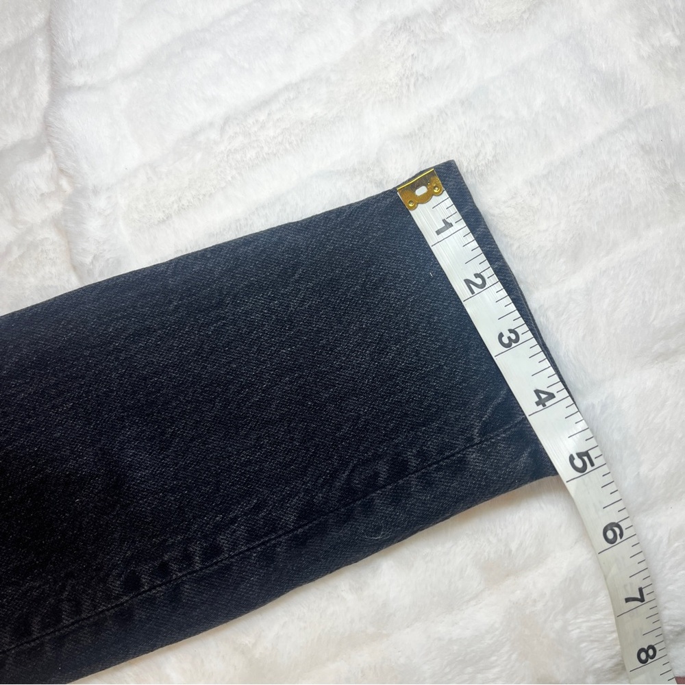 Reformation Kayo High Rise Black Wash Belted Ankle Chic Skinny Jeans SZ 25 - Picture 13 of 16